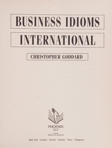 Business idioms international