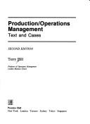 Production/Operations Management: Text and Cases