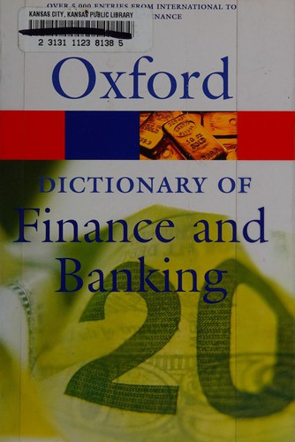 A Dictionary of Finance and Banking