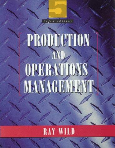 Production and Operations Management: Principles and Techniques