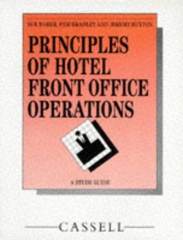 Principles of hotel front office operations: A study guide