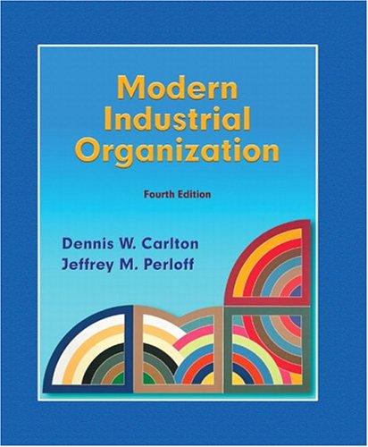 Modern Industrial Organization