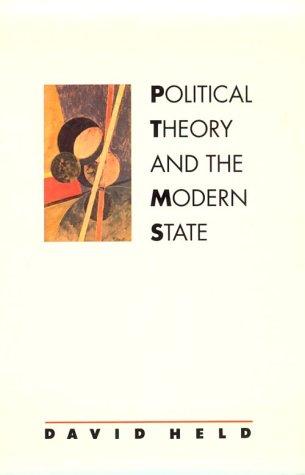Political theory and the modern state: Essays on state, power and democracy