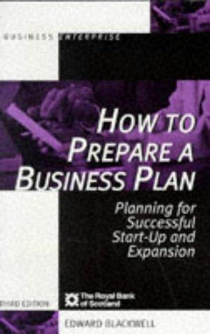 How to prepare a business plan