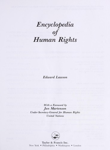 Enciclopedia of human rights