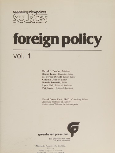Foreign policy