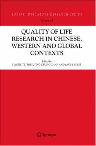 Quality-of-Life Research in Chinese, Western and Global Contexts