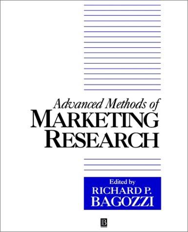 Advanced Methods of Marketing Research