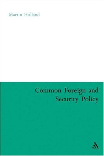 Common foreign and security policy: The record and reforms