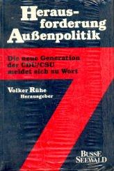 Herausforderung Aussenpolitik: Die neue Generation der CDU/CSU meldet sich zu Wort