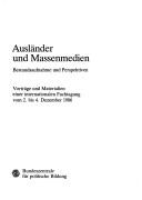 Auslander und Massenmedien: Bestandsaufnahme und Perspektiven