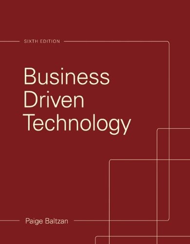 Business Driven Technology