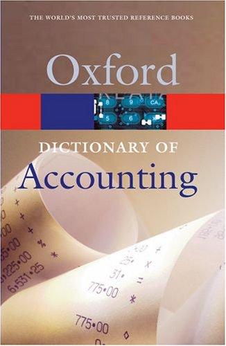 A Dictionary of Accounting