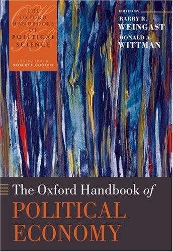 The Oxford Handbook of Political Economy