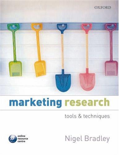 Marketing Research. Tools & Techniques