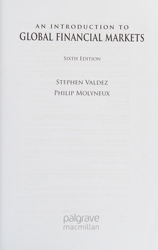 An Introduction to Global Financial Markets