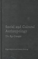 Social and Cultural Anthropology