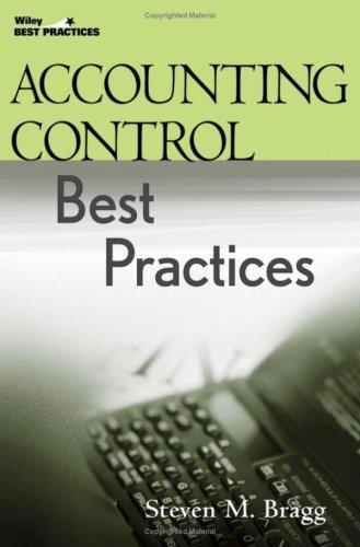 Accounting Control. Best Practices