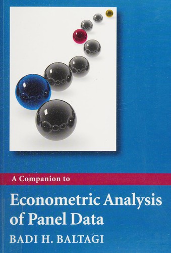 A Companion to Econometric Analysis of Panel Data