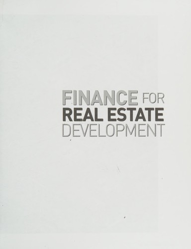 Finance for Real Estate Development