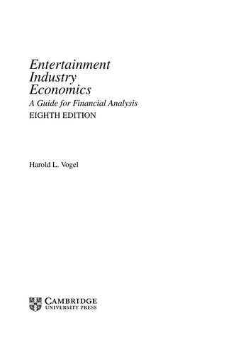 Entertainment Industry Economics