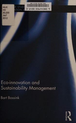 Eco-innovation and Sustainability Management