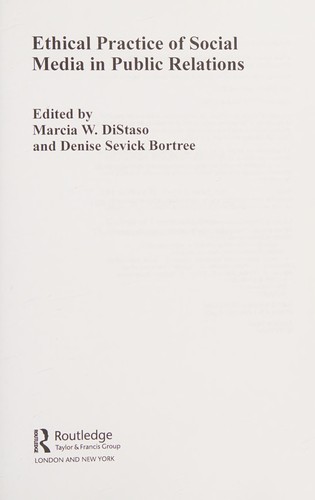 Ethical Practice of Social Media in Public Relations