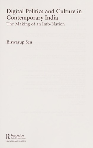 Digital Politics and Culture in Contemporary India
