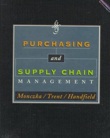 Purchasing and Supply Chain Management