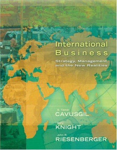 International Business : The New Realities