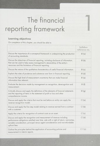 Strategic Business Reporting - International and United Kingdom (SBR - INT and UK) : ACCA