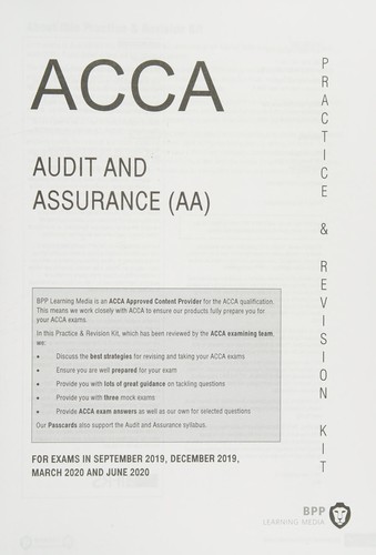 Audit and Assurance (AA)  : ACCA