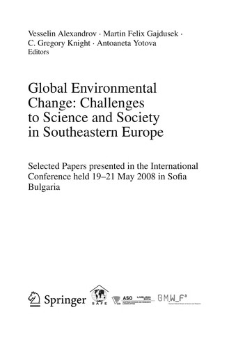 Global Environmental Change : Challenges to Science and Society in Southeastern Europe
