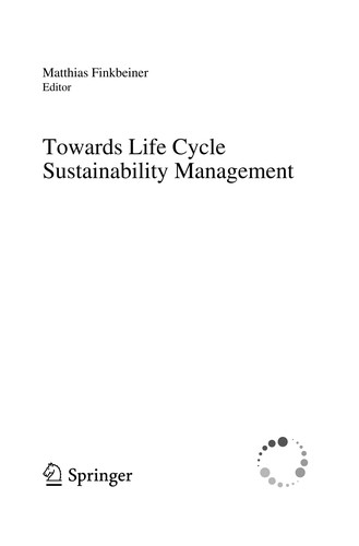 Towards Life Cycle Sustainability Management