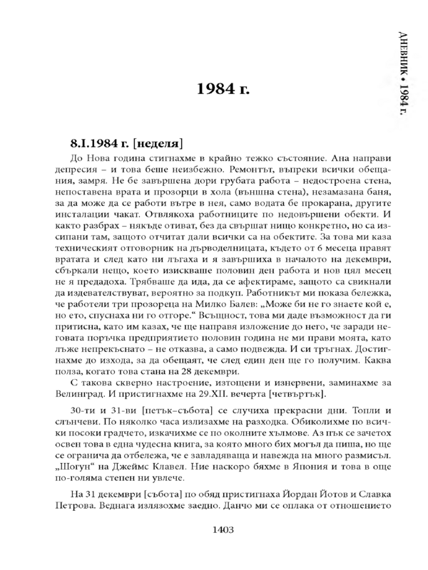 Дневник 1966 - 1998