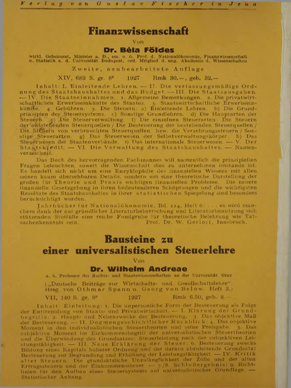 Die Steueruberwalzung