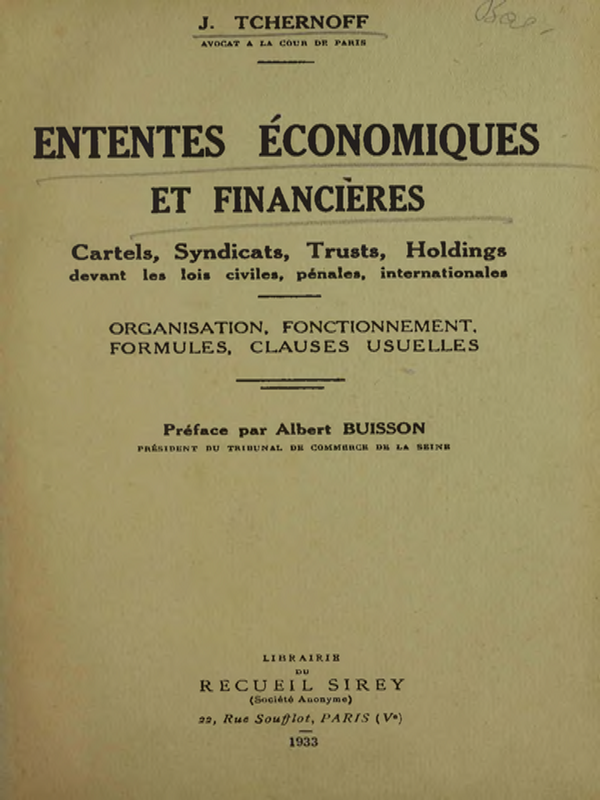 Ententes economiques et financieres