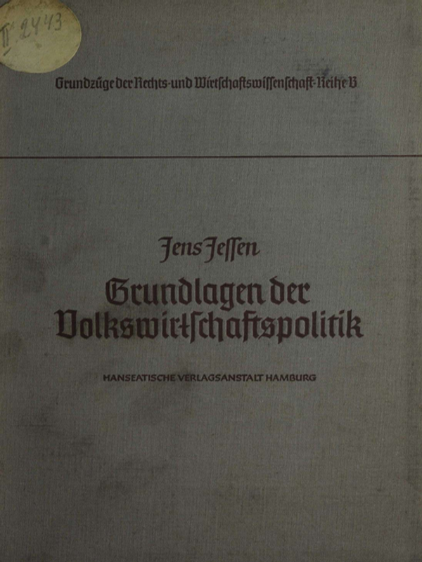 Grundlagen der Volkswirtschaftspolitik