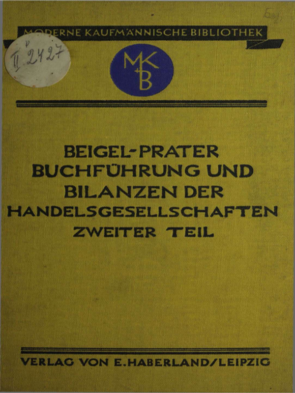 Buchfuhrung und Bilanzen der Handelsgesellschaften : T. I-