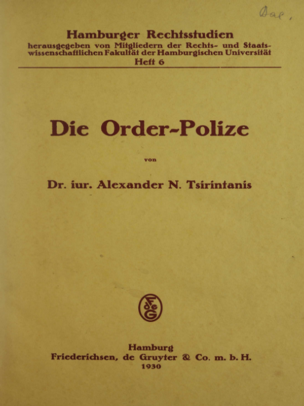 Die Order-Polize