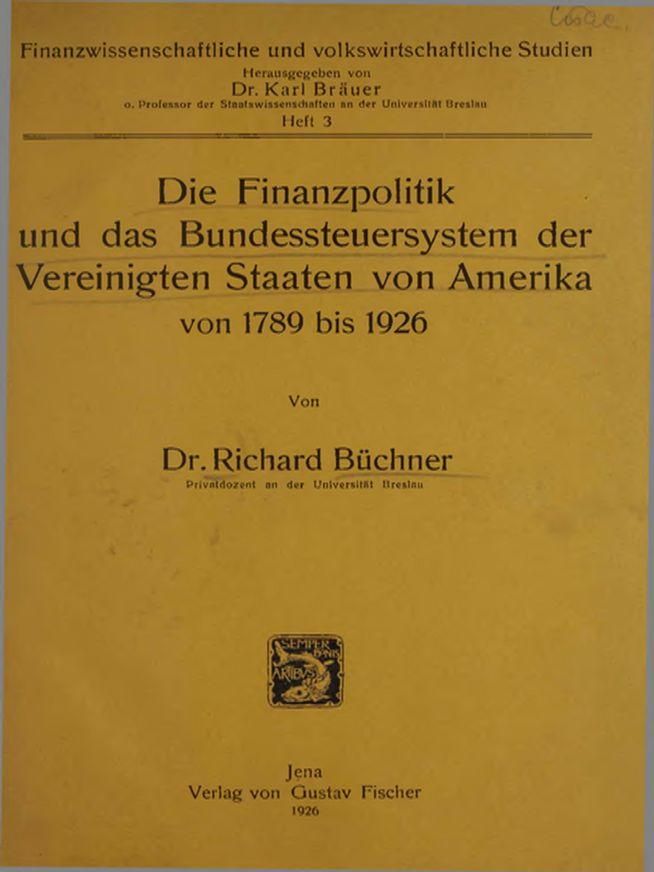 Die Finanzpolitik und das Bundessteuersystem der Vereinigten Staaten von Amerika