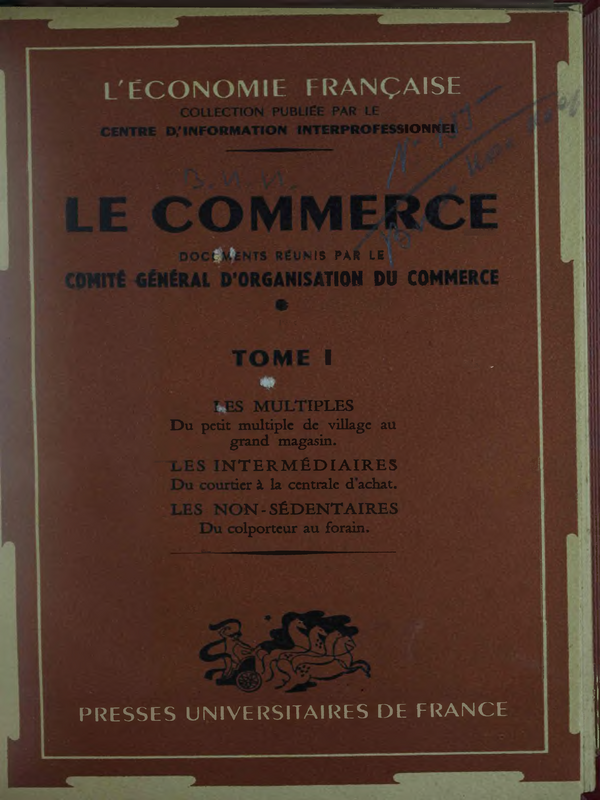 Le Commerce : T. 1-