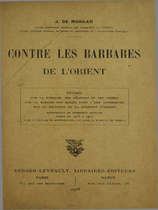 Contre les Barbares de L'Orient