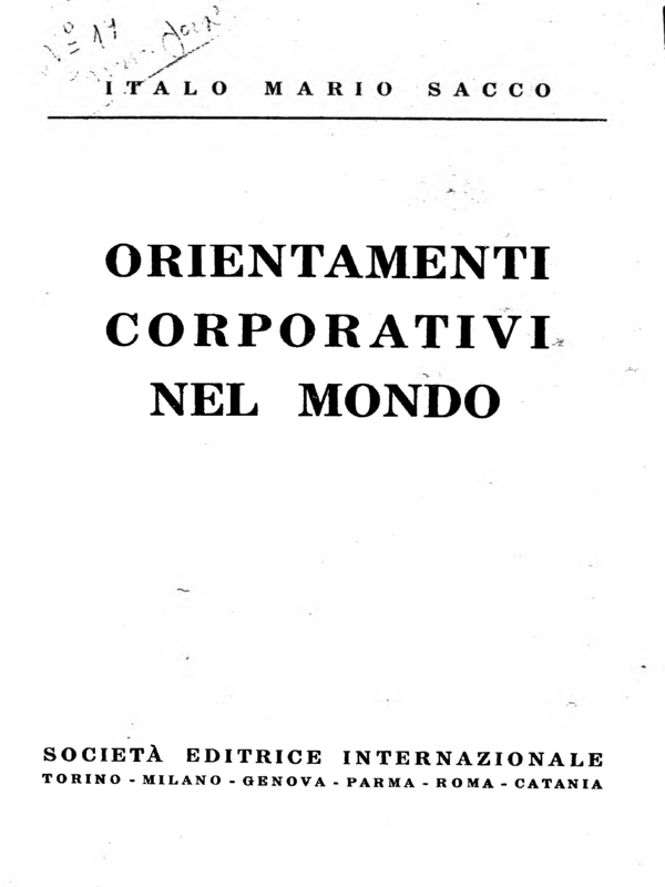 Orientamenti corporativi nel mondo