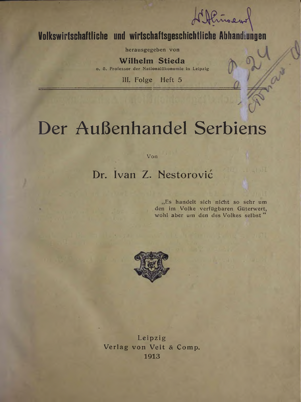Der aubenhandel Serbien