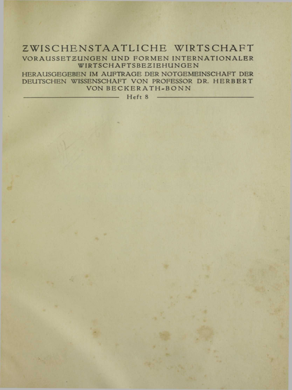 Liberale und planwirtschaftliche handelspolitik