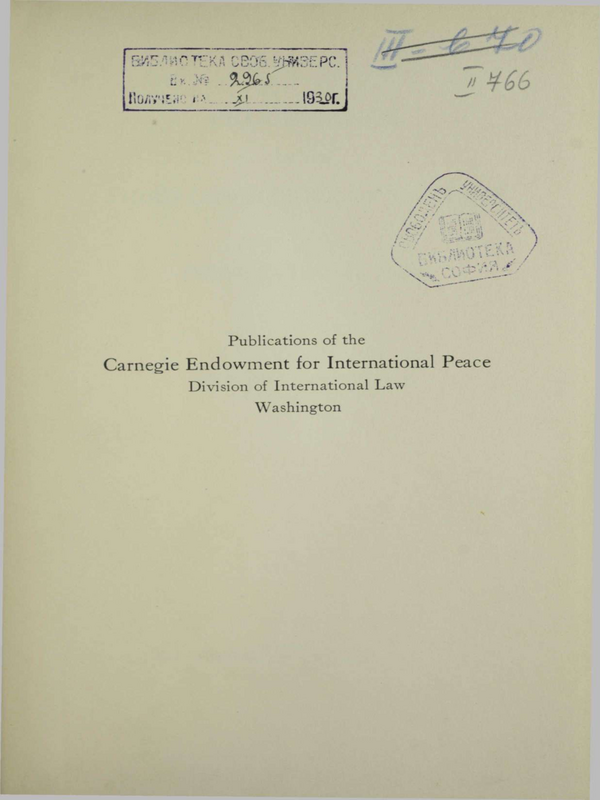 Proceedings of the third conference of teachers of International law : Held in Washington, D. C. April 25-26, 1928