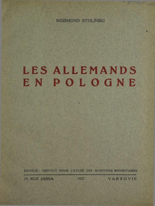 Les Allemands en Pologne