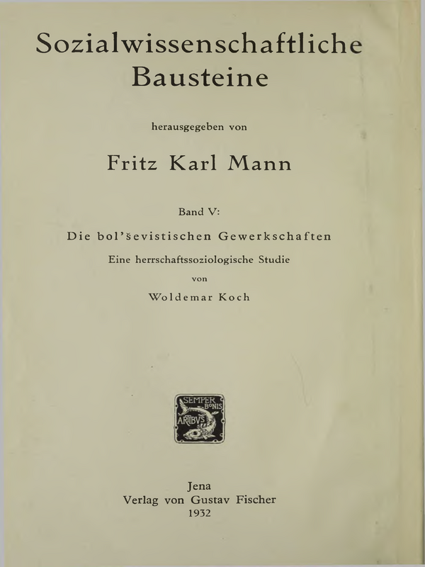 Sozialwissenschaftliche Bausteine : T.1-