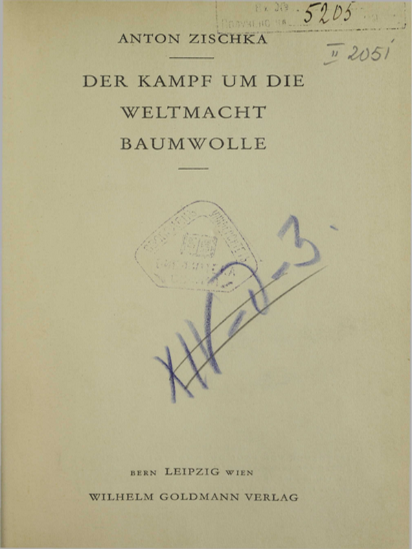 Der Kampf Um Die Weltmacht Baumwolle